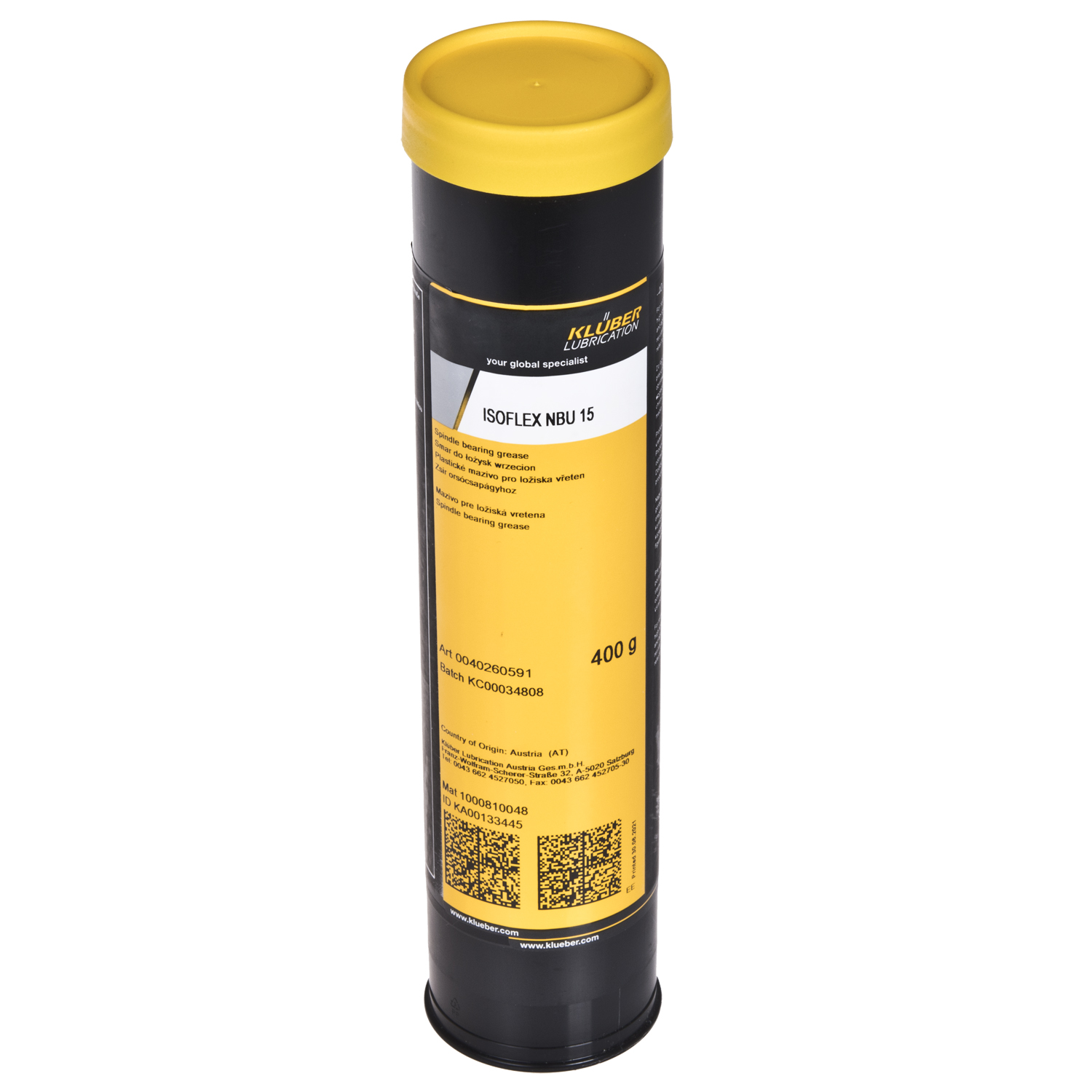 LAGRIMÄÄRE NBU15 0.4kg ISOFLEX KLUBER LUBRICATION Memi Varustaja